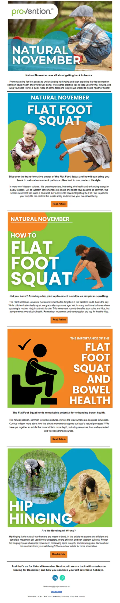 November Newsletter for Provention