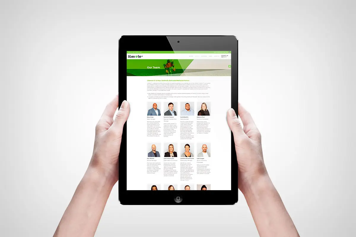 Liberate I.T. website about page